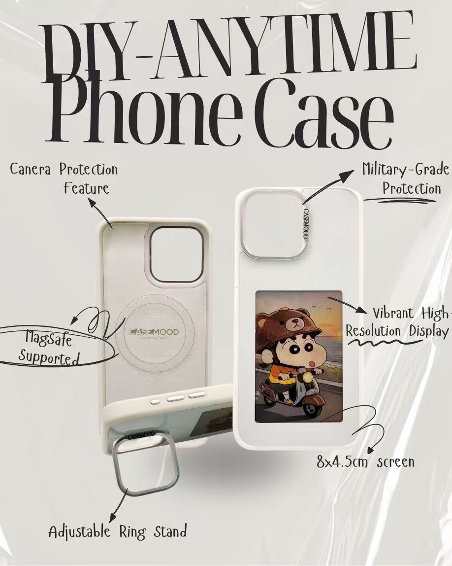 iPhone 16 Series Customizable Case with Adjustable Stand & MagSafe
