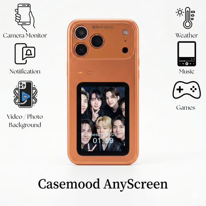 Casemood AnyScreen | Revolutionary Dual Touchable Screen Smart Phone Case